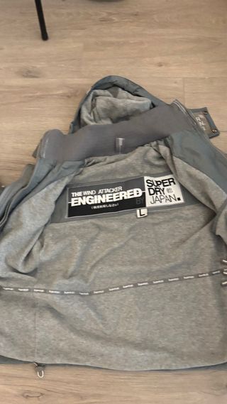 Giacca da uomo Superdry L grigia