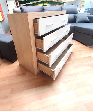 NUEVA COMODA 4 CAJONES EN OFERTA!! MOD. KIARA!!