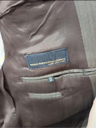 Traje Massimo Dutti marrón