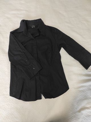 Camisa negra Zara Woman - Talla L