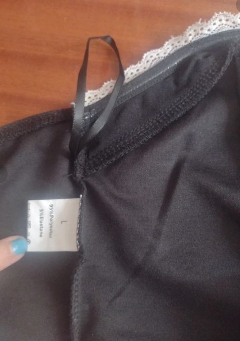 Corsé Floerns de encaje en contraste con lazo