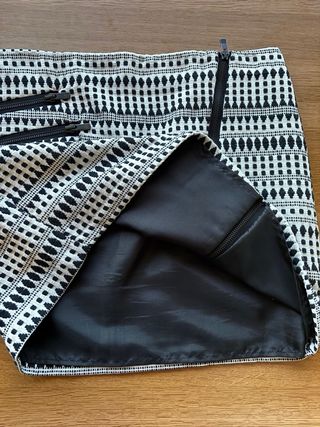Mini Falda Sfera Blanco y Negro