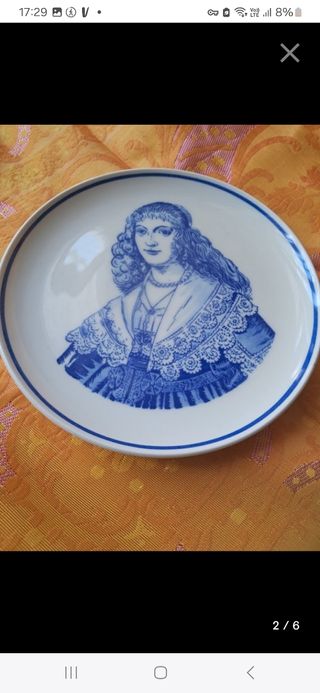 3 Piatti Delft Dipinti a Mano