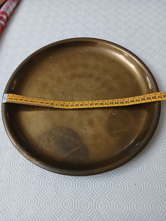 Vassoio Ottone Vintage anni '50-'60