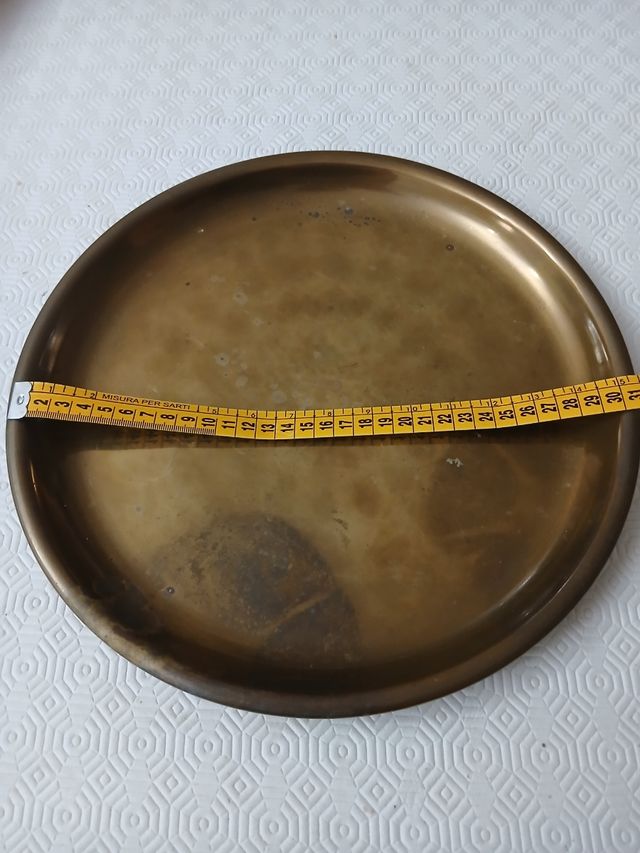 Vassoio Ottone Vintage anni '50-'60