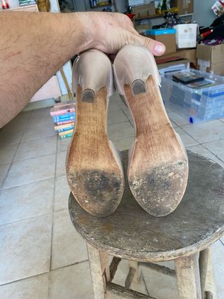 Tacones MARCO TOZZI beige, talla 39