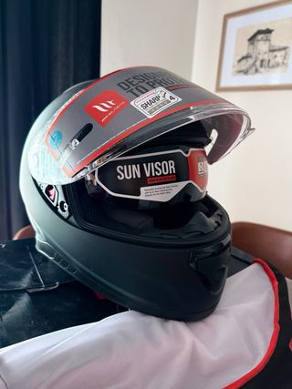Casco MT Thunder 4SV (NEGRO MATE) - Talla M 