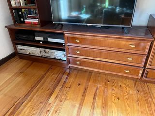 Mueble salón completo madera