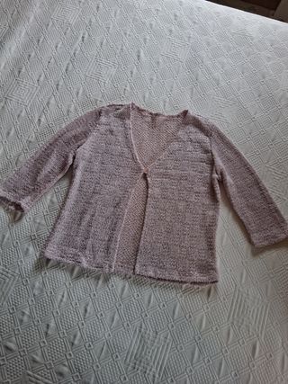 Conjunto falda y top rosa