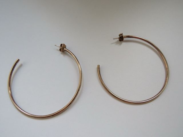 Aros dorados Pendientes