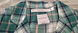 Pijama cuadros verdes - Talla S