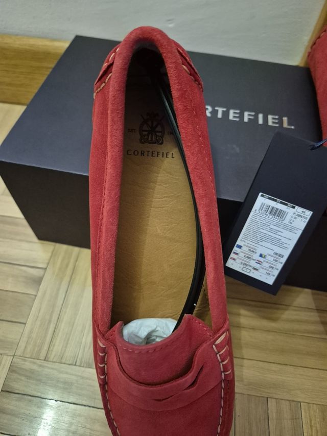 Mocasines Cortefiel Piel Roja
