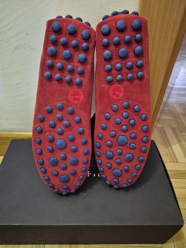 Mocasines Cortefiel Piel Roja