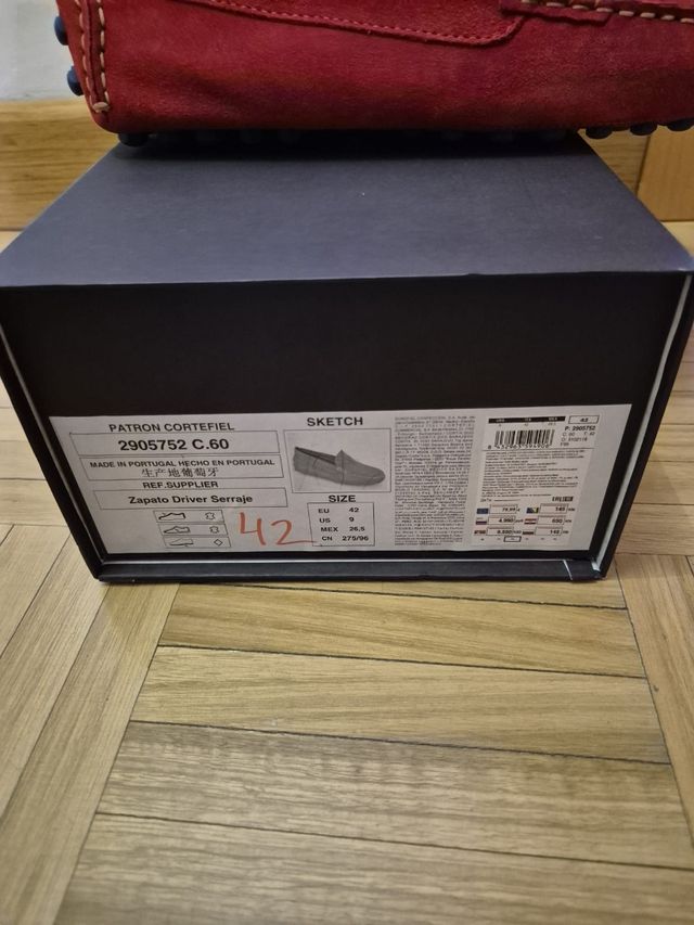 Mocasines Cortefiel Piel Roja