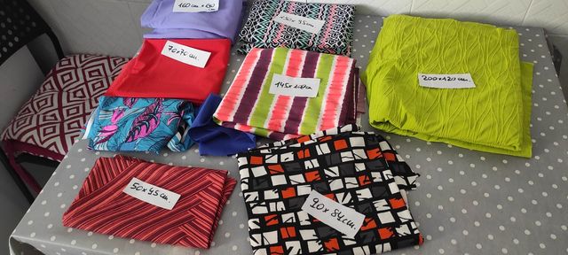 Lote retales de licra