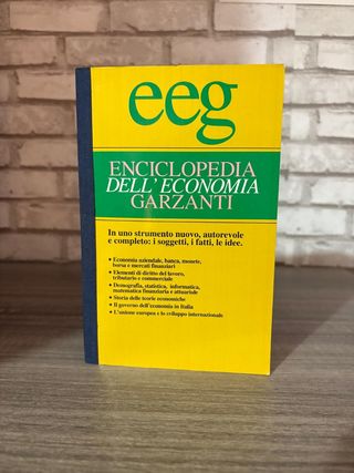 Enciclopedia dell'economia Garzanti