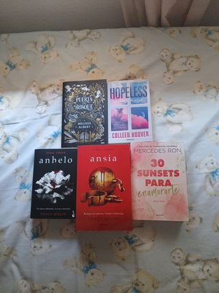 Pack 5 libros.