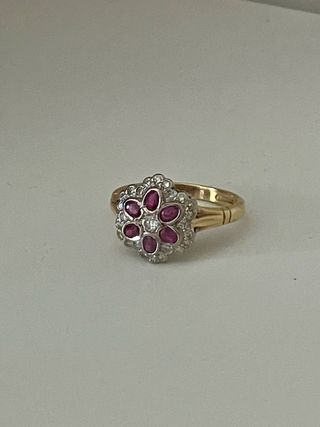 Anillos oro 18k - Diamantes, Zafiro, Rubíes