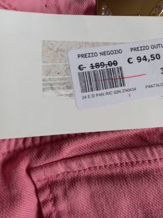 Pantaloni rosa
