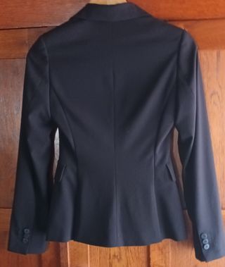 Chaqueta negra mujer talla 34. 
