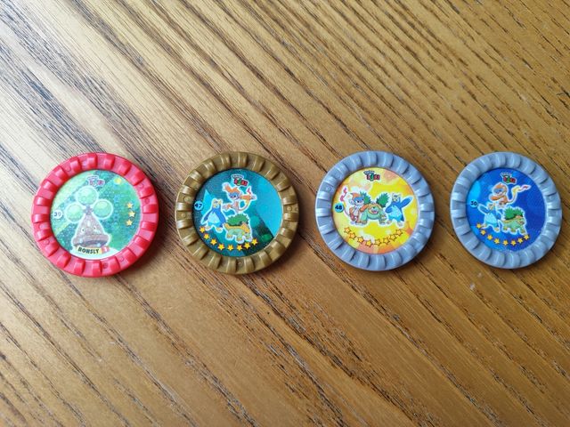 Lote 40 tazos Pokémon Roks