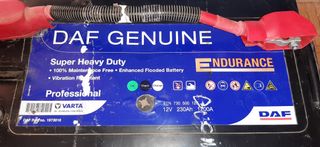 2 Baterías camión DAF - 12V 230Ah 1200A
Nuevas
