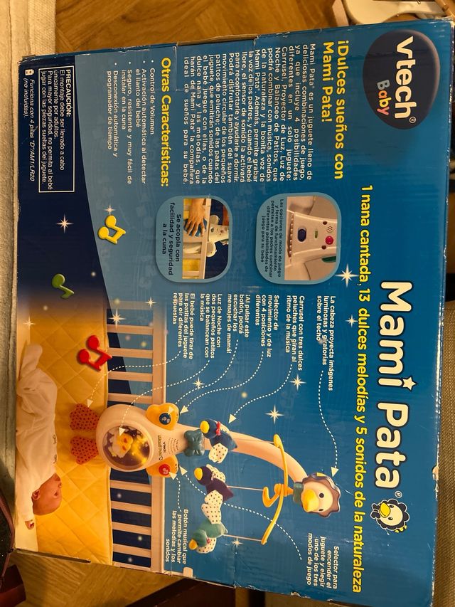 Juguete VTech Mami Pata para Cuna Bebé