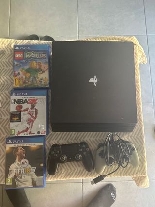 PS4 (PlayStation 4) 1TB + 2 mandos + 3 juegos