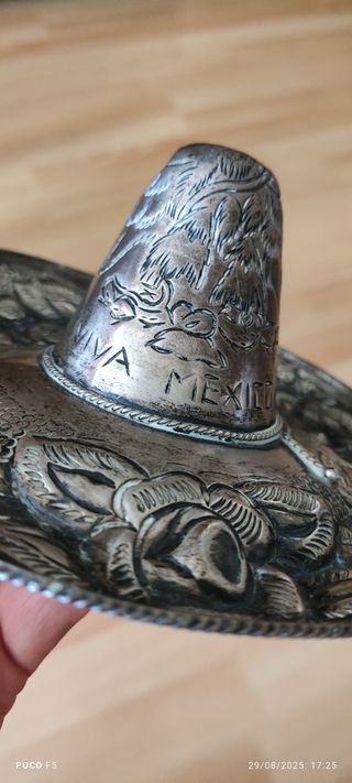 Sombrero Mexicano Plata 925