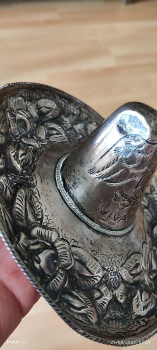 Sombrero Mexicano Plata 925
