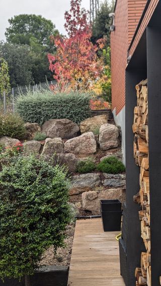 Scaffale da esterno in ferro