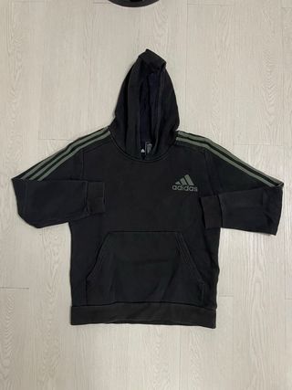 Sudadera Adidas c/rayas verde
