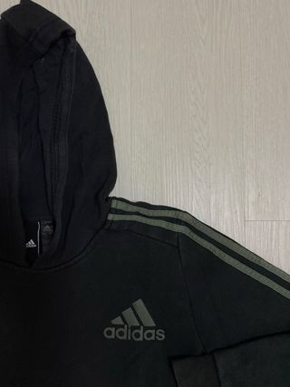 Sudadera Adidas c/rayas verde