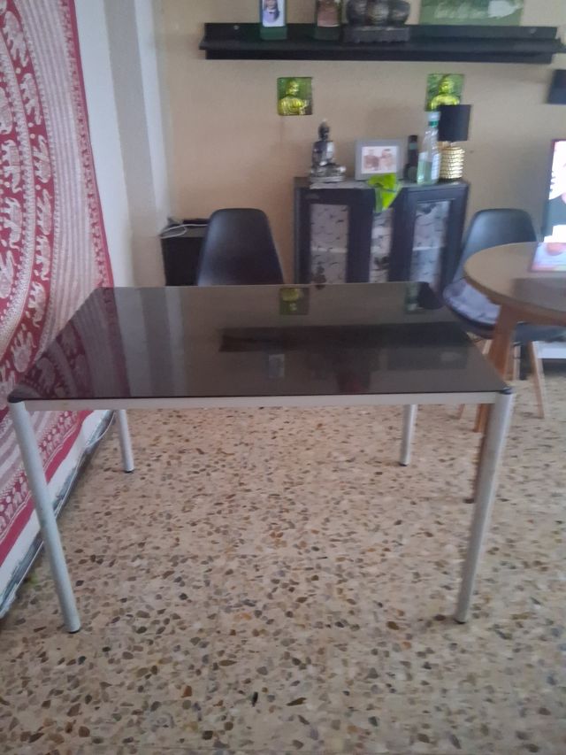 Mesa cristal negro - Moderna