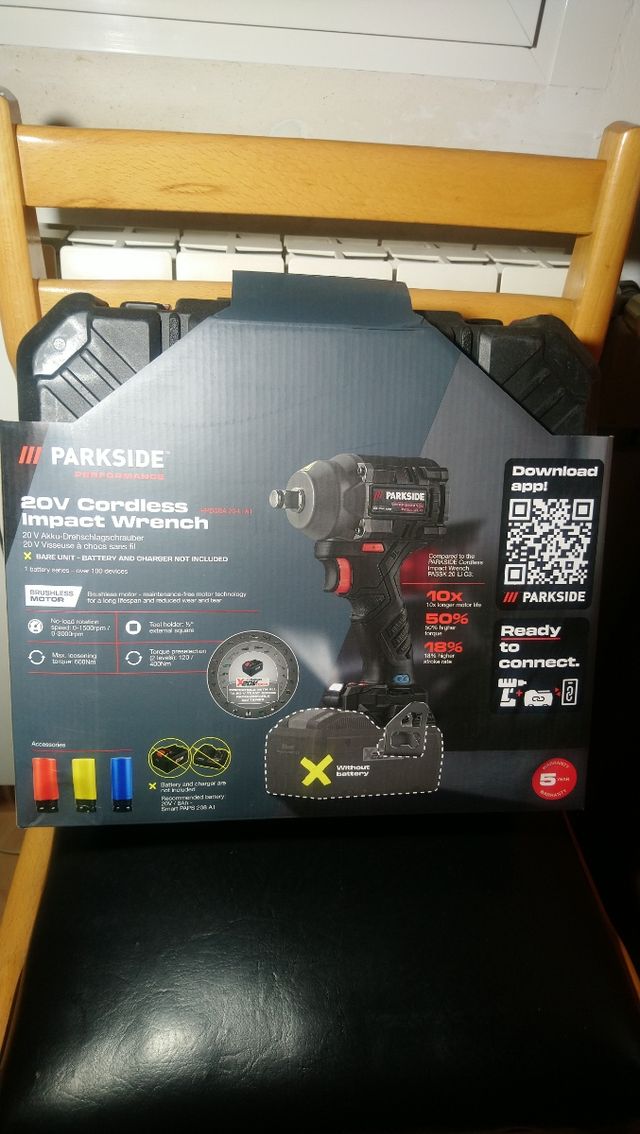 Llave Impacto Parkside 20V