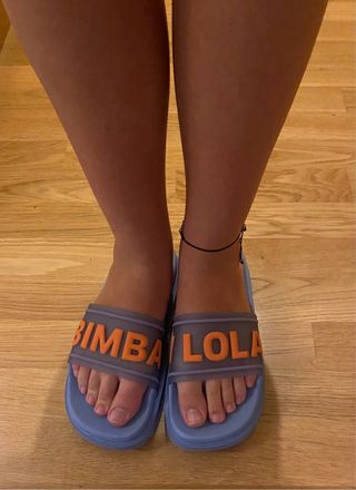 Chanclas Bimba y Lola - Azul y Naranja