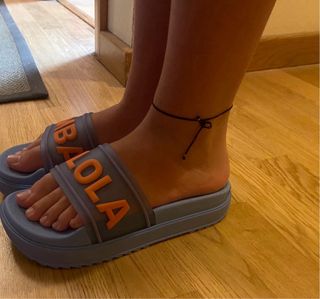 Chanclas Bimba y Lola - Azul y Naranja