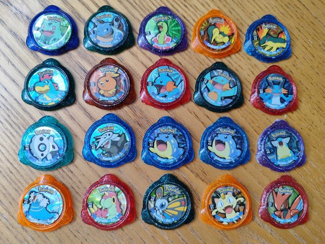 Lote 41 tazos Pokémon Kraks