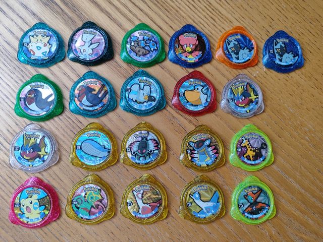Lote 41 tazos Pokémon Kraks