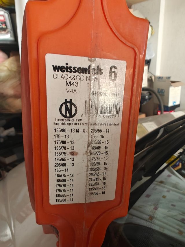 Catene neve Weissenfels Clack&Go