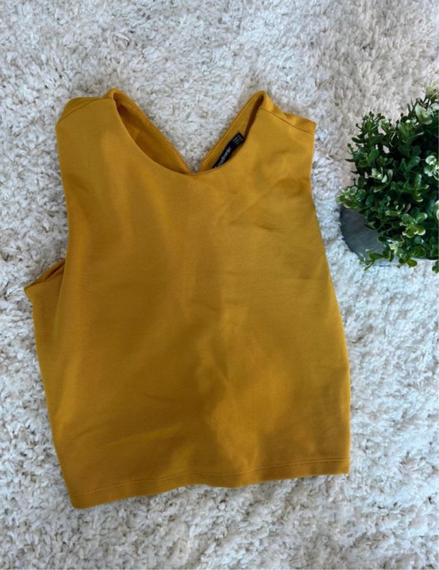 Top Zara gris T-S (36/8)