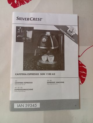 Cafetera Espresso Silvercrest