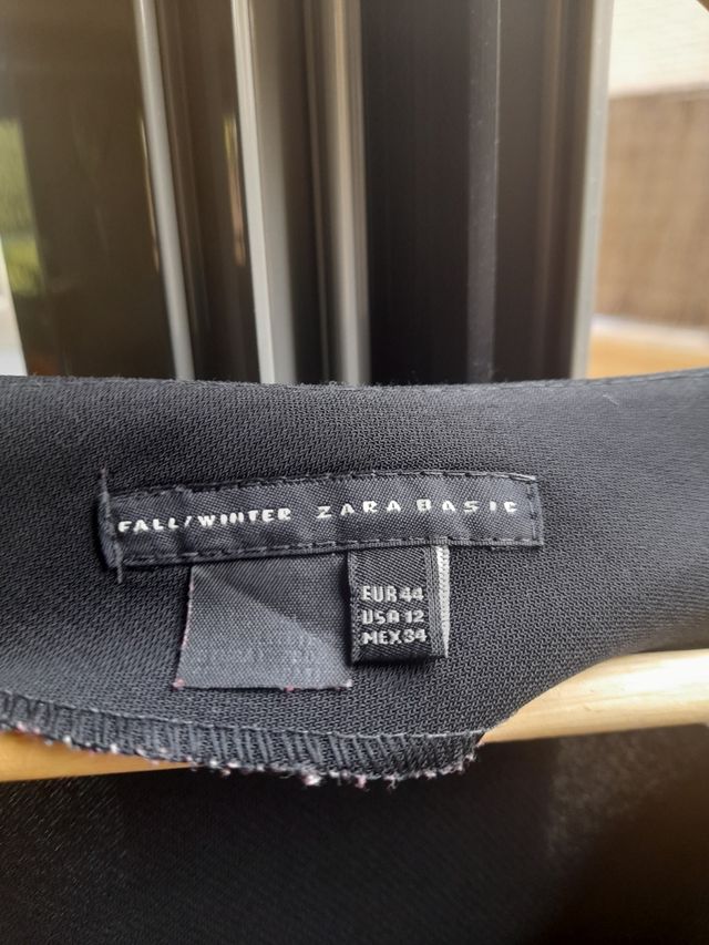 Vestido Zara negro talla XXL