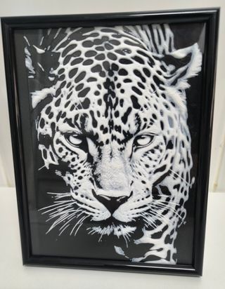 Cuadro 3D pantera (15x20cm)