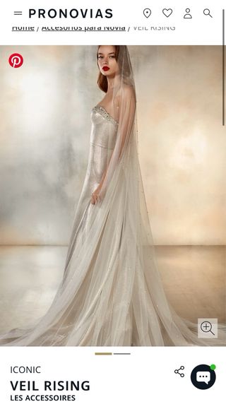 Preciosa capa novia con brillos