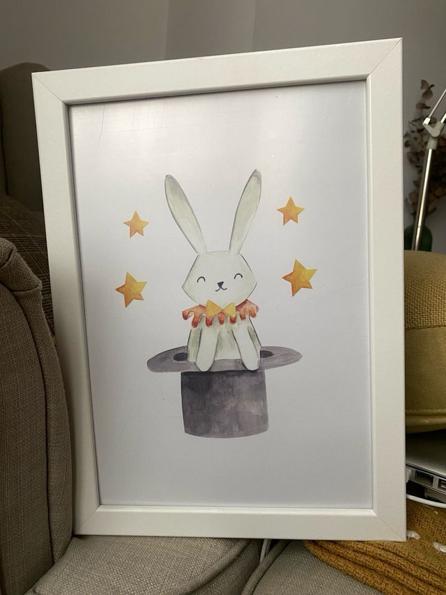 Poster conejito infantil