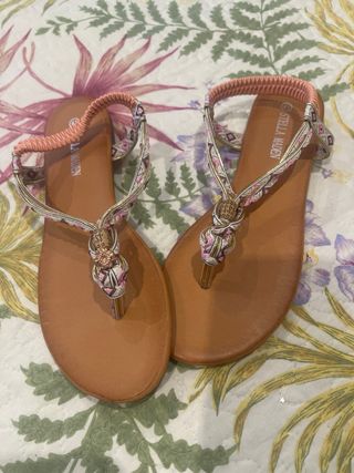 Sandalias Stella Madden - marrón y rosa - talla 41