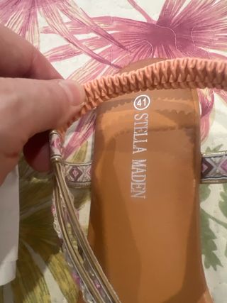 Sandalias Stella Madden - marrón y rosa - talla 41