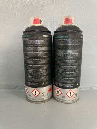 2 Sprays Pintura Parachoques MTN