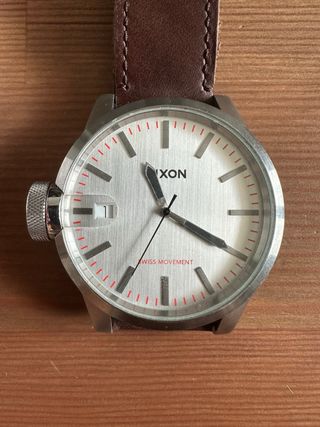 Reloj Nixon The Chronicle marrón-plata